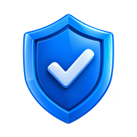 Defense Report icon showing blue shield with checkmark